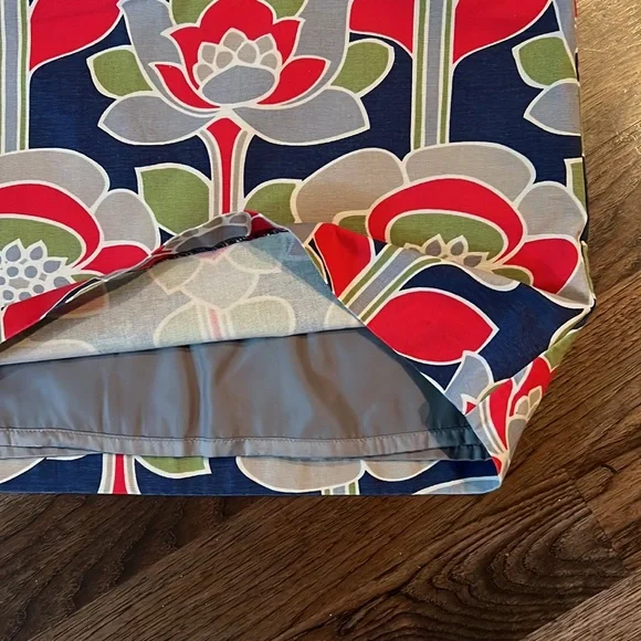 Boden Floral Lined Lotus A- Line Skirt - Picture 2 of 9